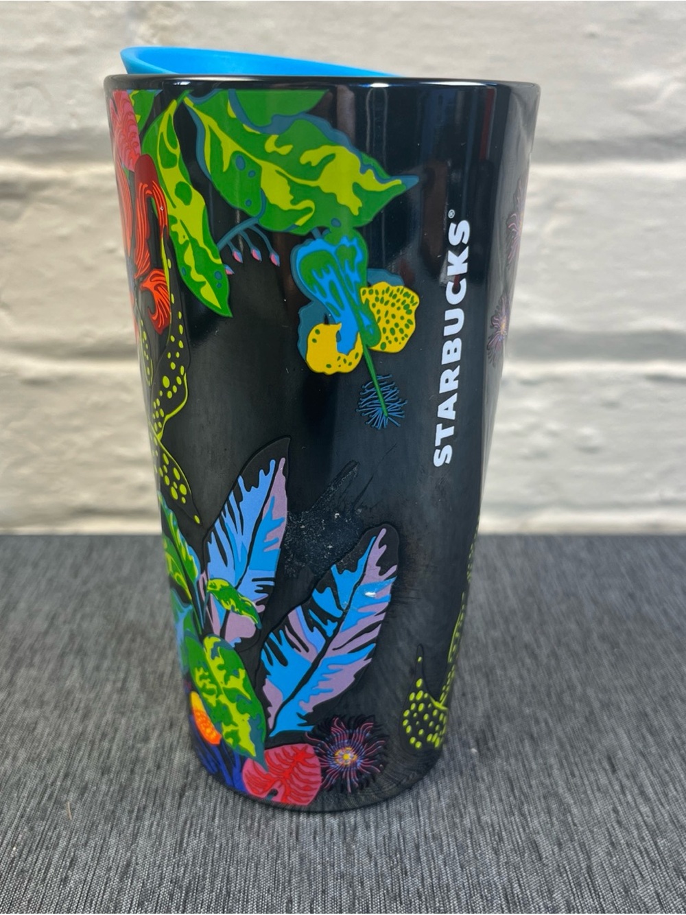 Starbucks branded cup bottom